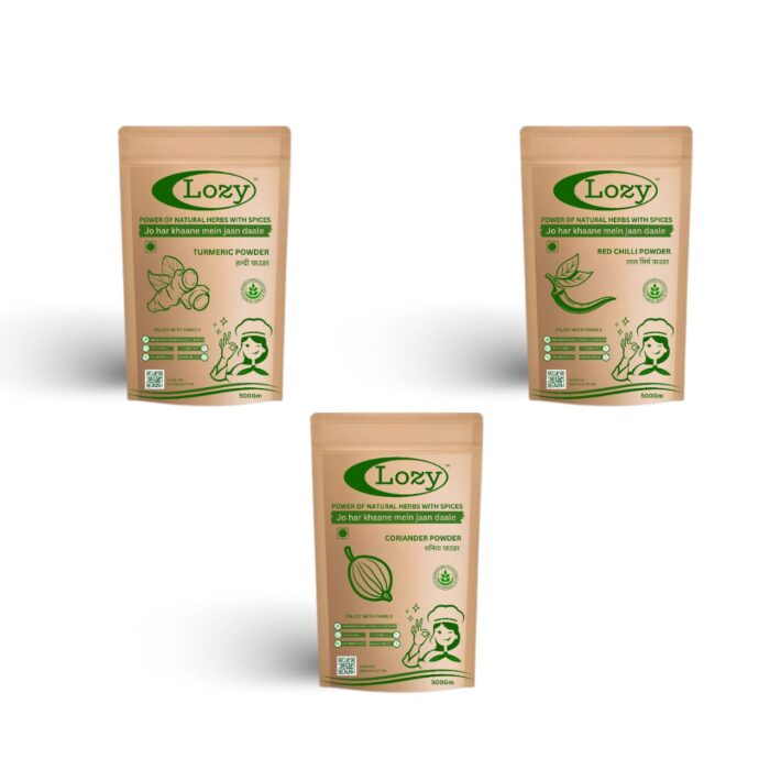 Turmeric, Red Chili And Coriander Powder Combo Packs