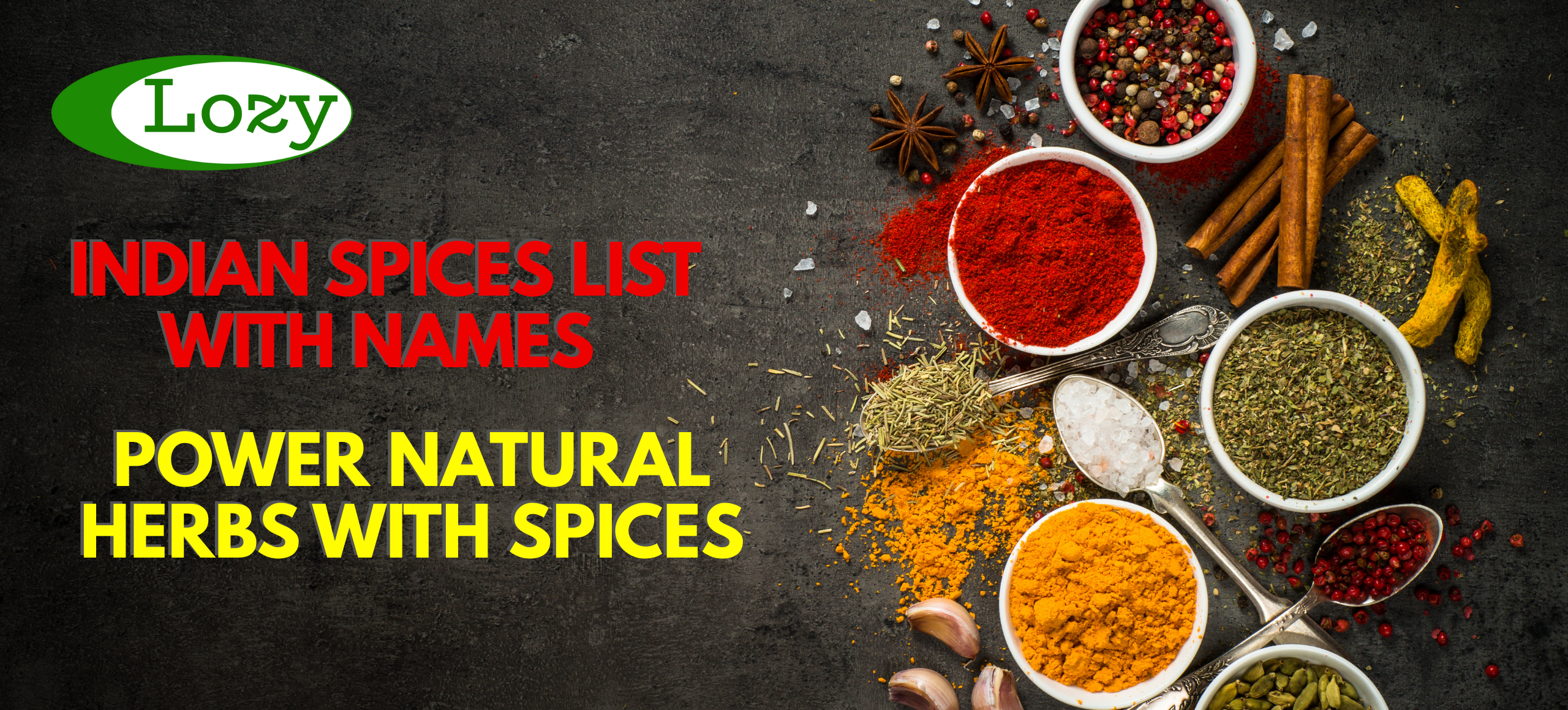 indian spices list with names