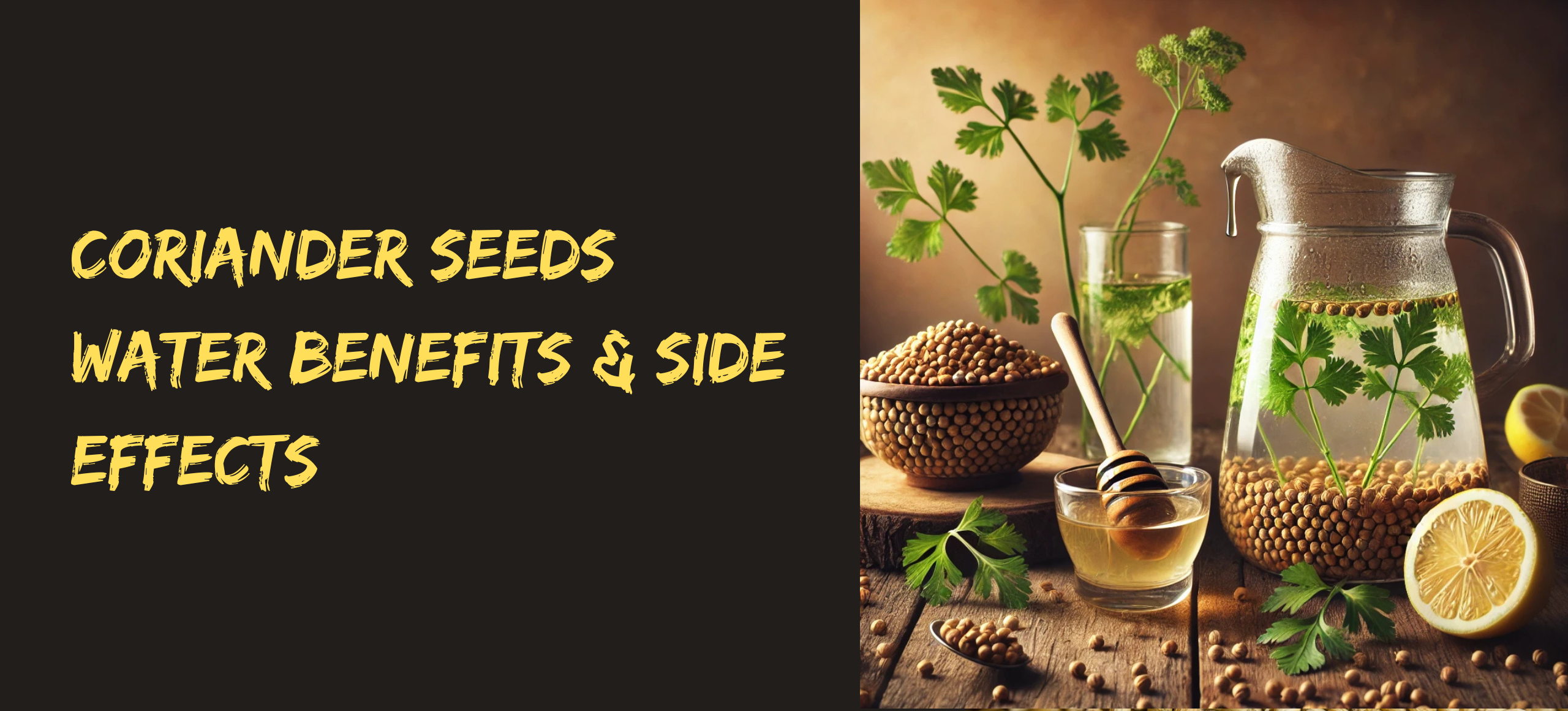 Coriander Seeds Water Benefits